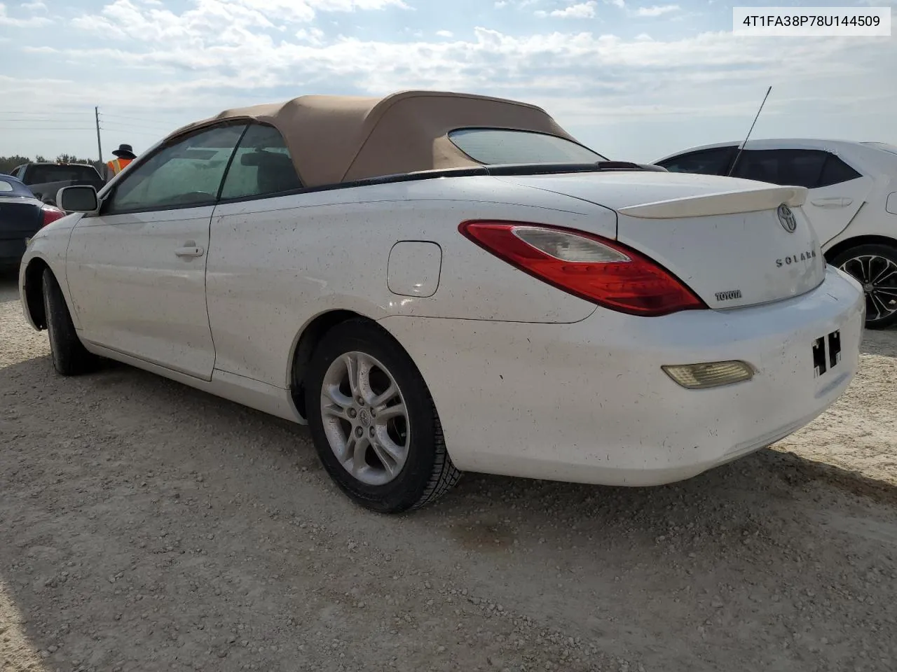 2008 Toyota Camry Solara Se VIN: 4T1FA38P78U144509 Lot: 74945234