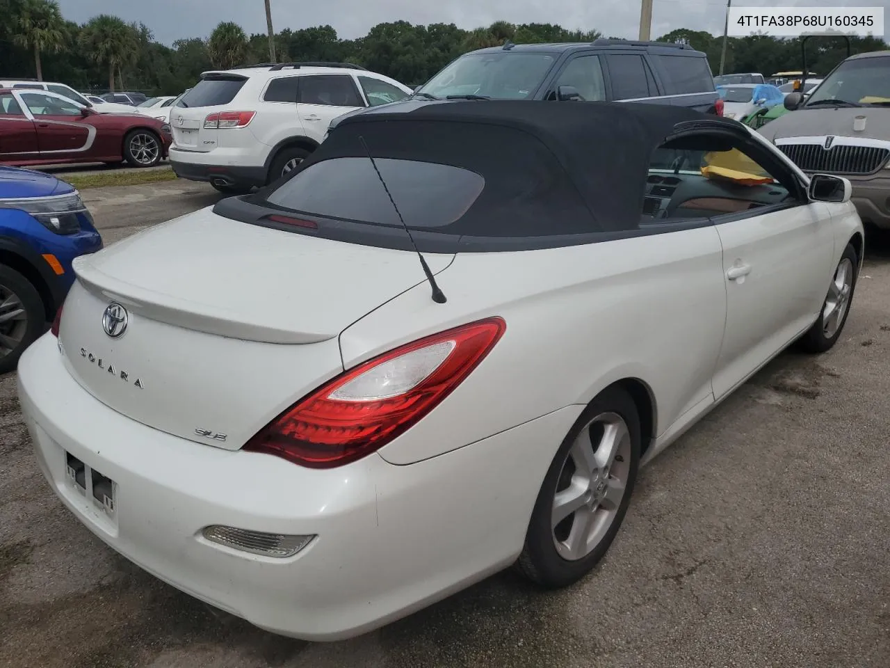 2008 Toyota Camry Solara Se VIN: 4T1FA38P68U160345 Lot: 74989644