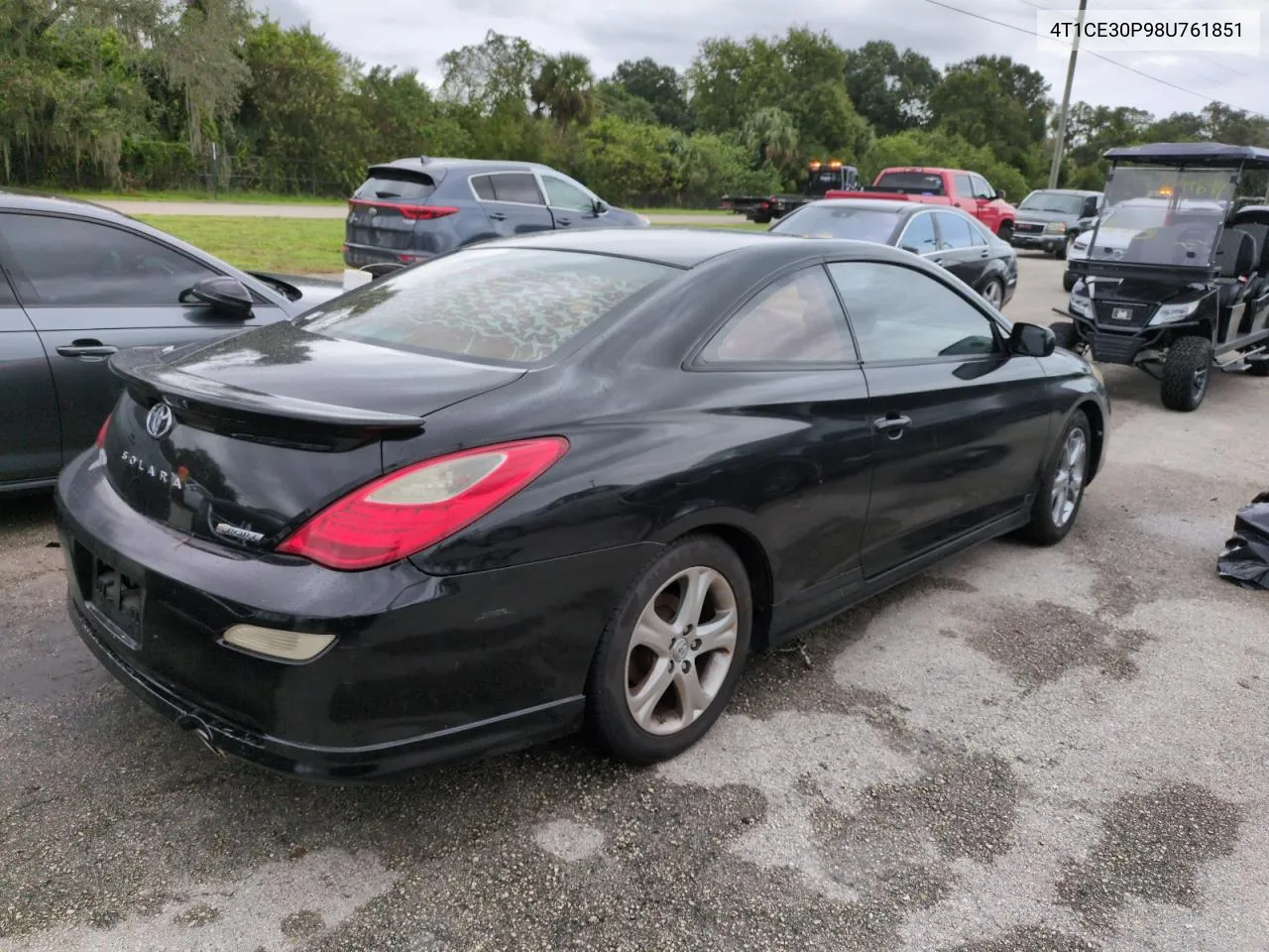 2008 Toyota Camry Solara Se VIN: 4T1CE30P98U761851 Lot: 75031354