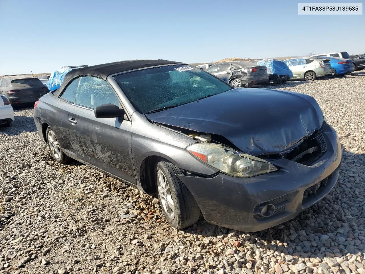 2008 Toyota Camry Solara Se VIN: 4T1FA38P58U139535 Lot: 75216054