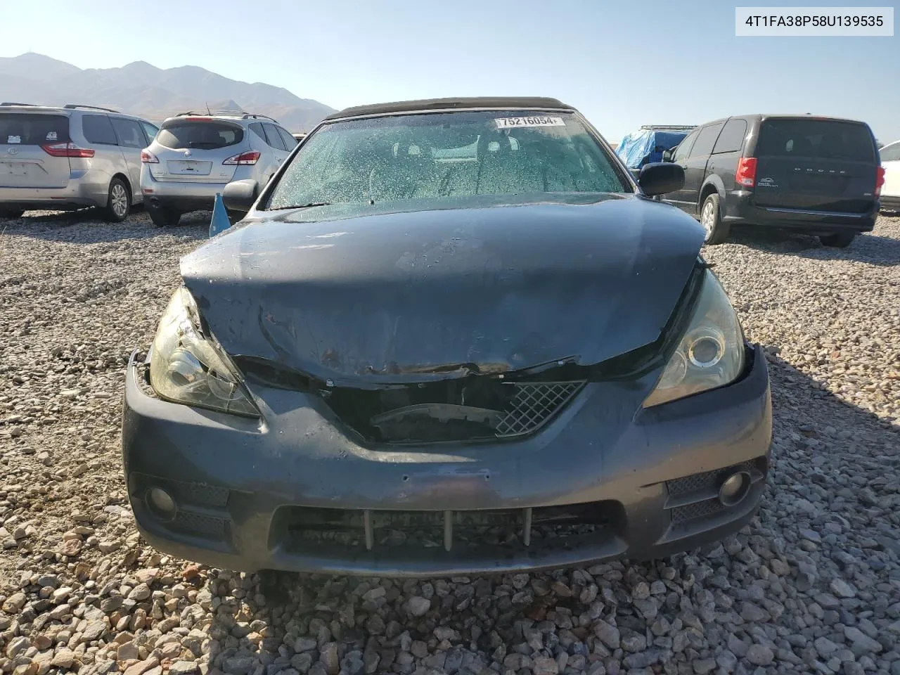 2008 Toyota Camry Solara Se VIN: 4T1FA38P58U139535 Lot: 75216054