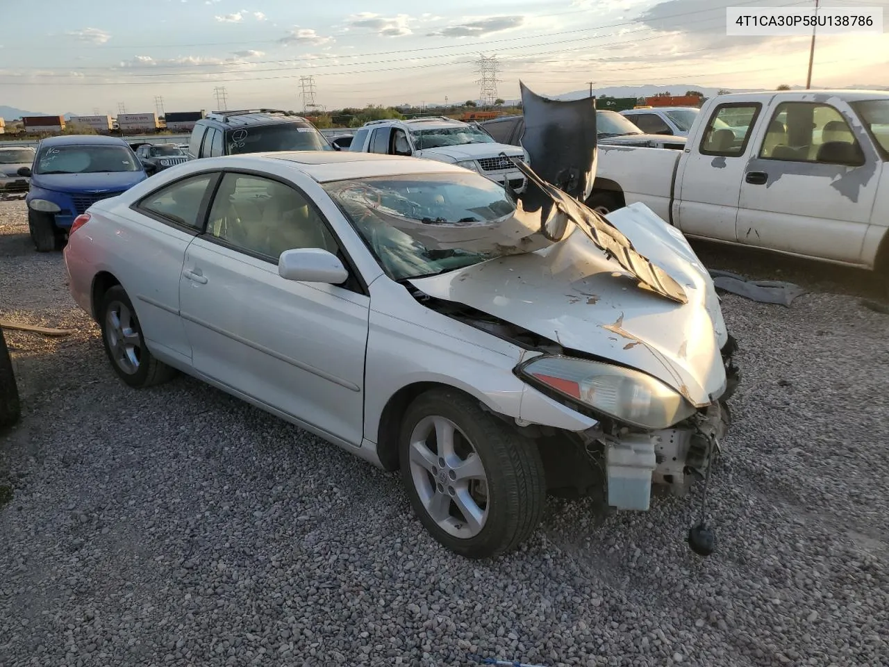 2008 Toyota Camry Solara Se VIN: 4T1CA30P58U138786 Lot: 75234724