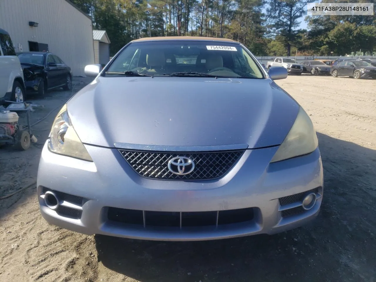 2008 Toyota Camry Solara Se VIN: 4T1FA38P28U148161 Lot: 75442094