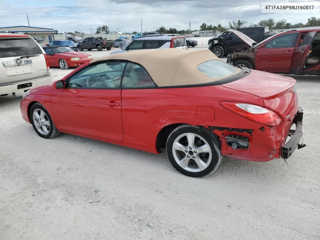 2008 Toyota Camry Solara Se VIN: 4T1FA38P98U160517 Lot: 75759683