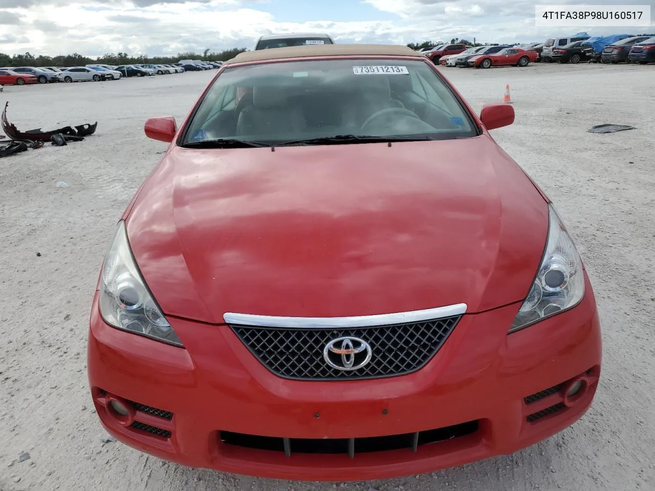 2008 Toyota Camry Solara Se VIN: 4T1FA38P98U160517 Lot: 75759683