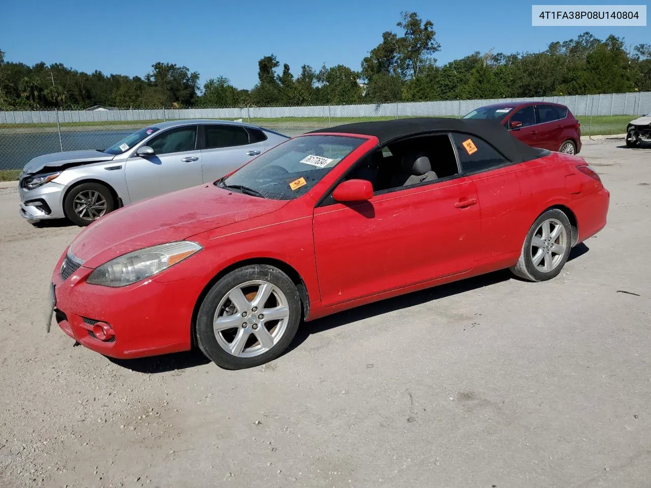 2008 Toyota Camry Solara Se VIN: 4T1FA38P08U140804 Lot: 76177634