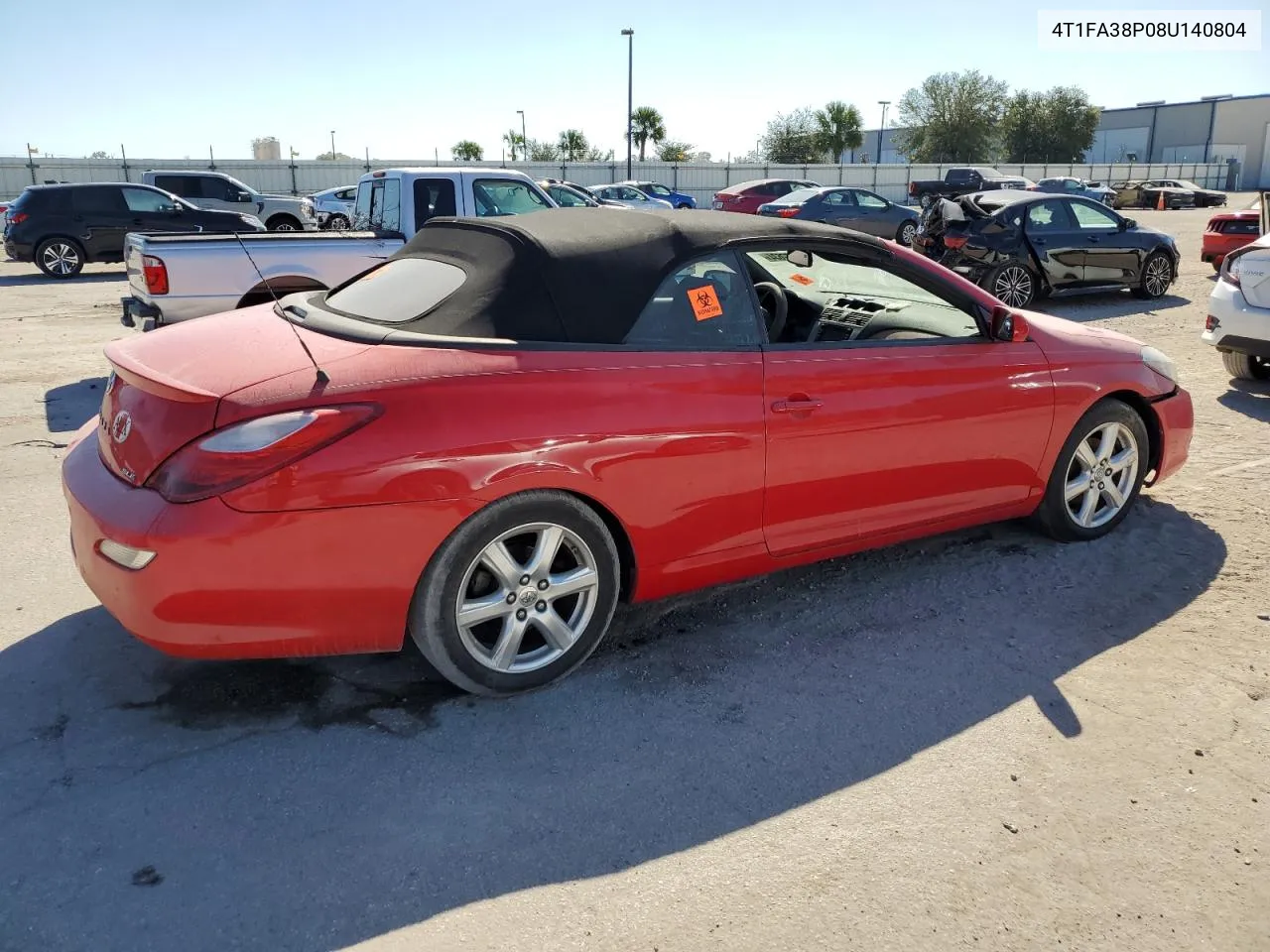 2008 Toyota Camry Solara Se VIN: 4T1FA38P08U140804 Lot: 76177634