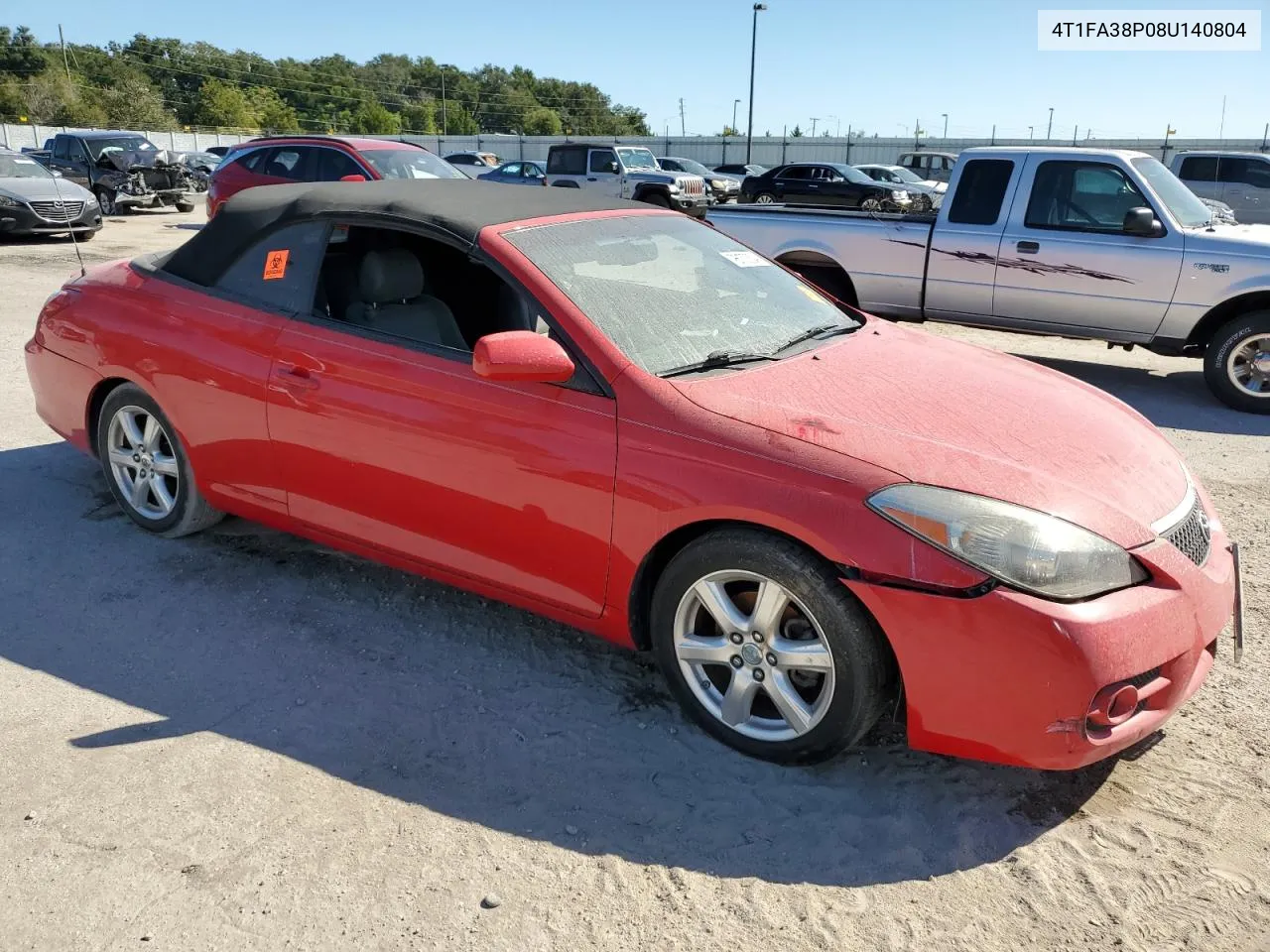 2008 Toyota Camry Solara Se VIN: 4T1FA38P08U140804 Lot: 76177634