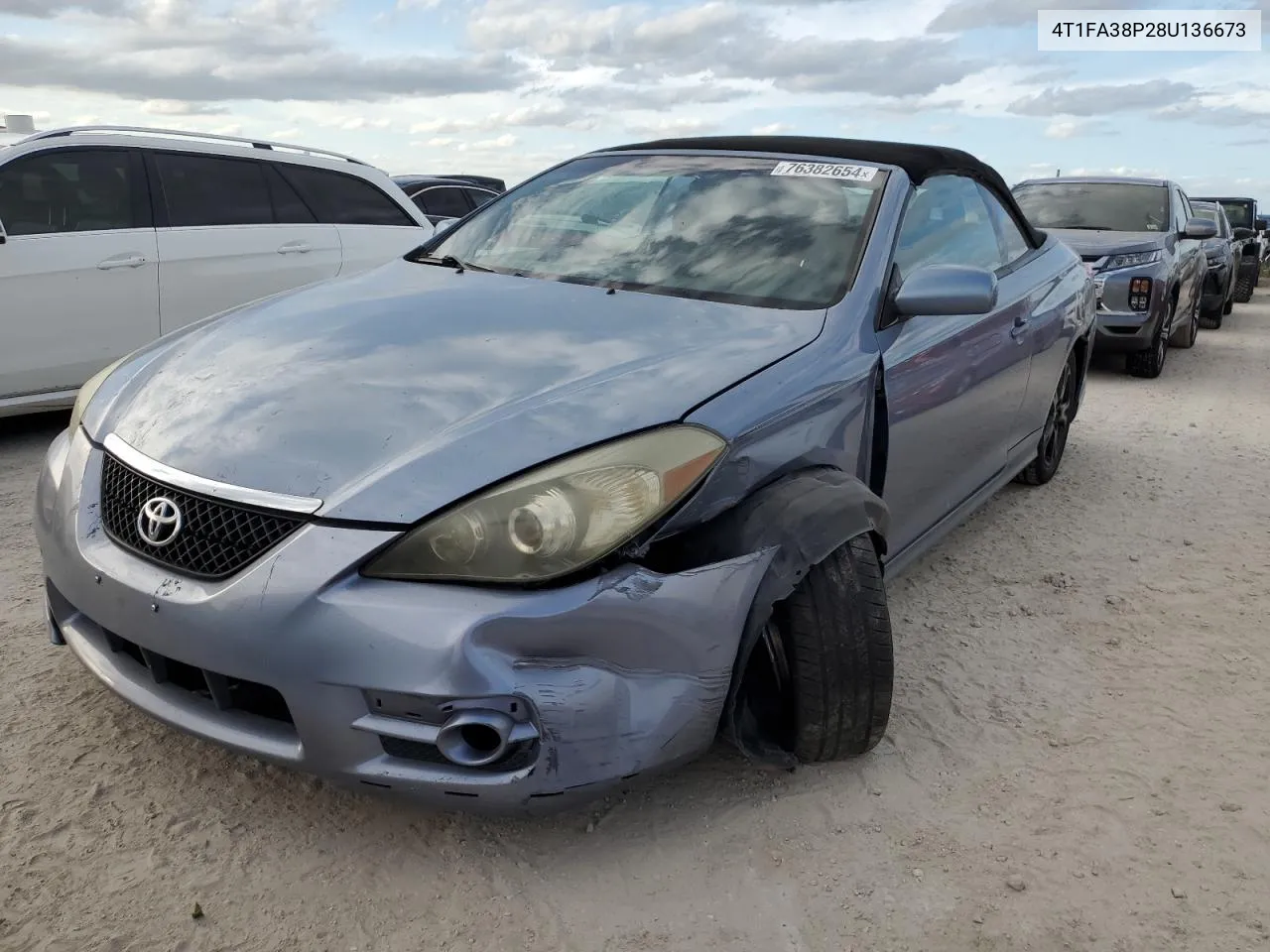 2008 Toyota Camry Solara Se VIN: 4T1FA38P28U136673 Lot: 76382654