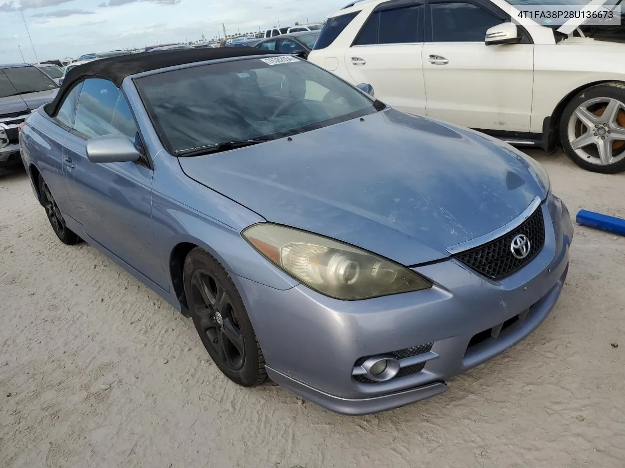 2008 Toyota Camry Solara Se VIN: 4T1FA38P28U136673 Lot: 76382654