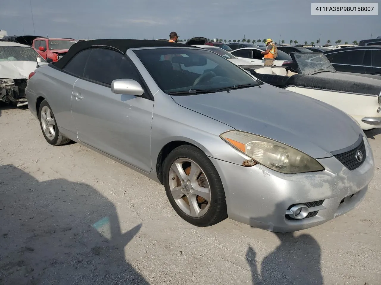 4T1FA38P98U158007 2008 Toyota Camry Solara Se