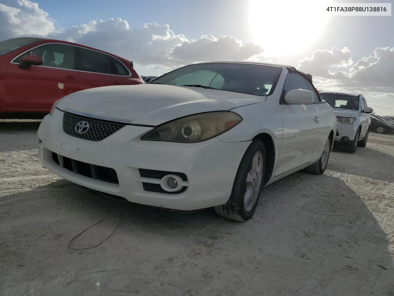 4T1FA38P88U138816 2008 Toyota Camry Solara Se