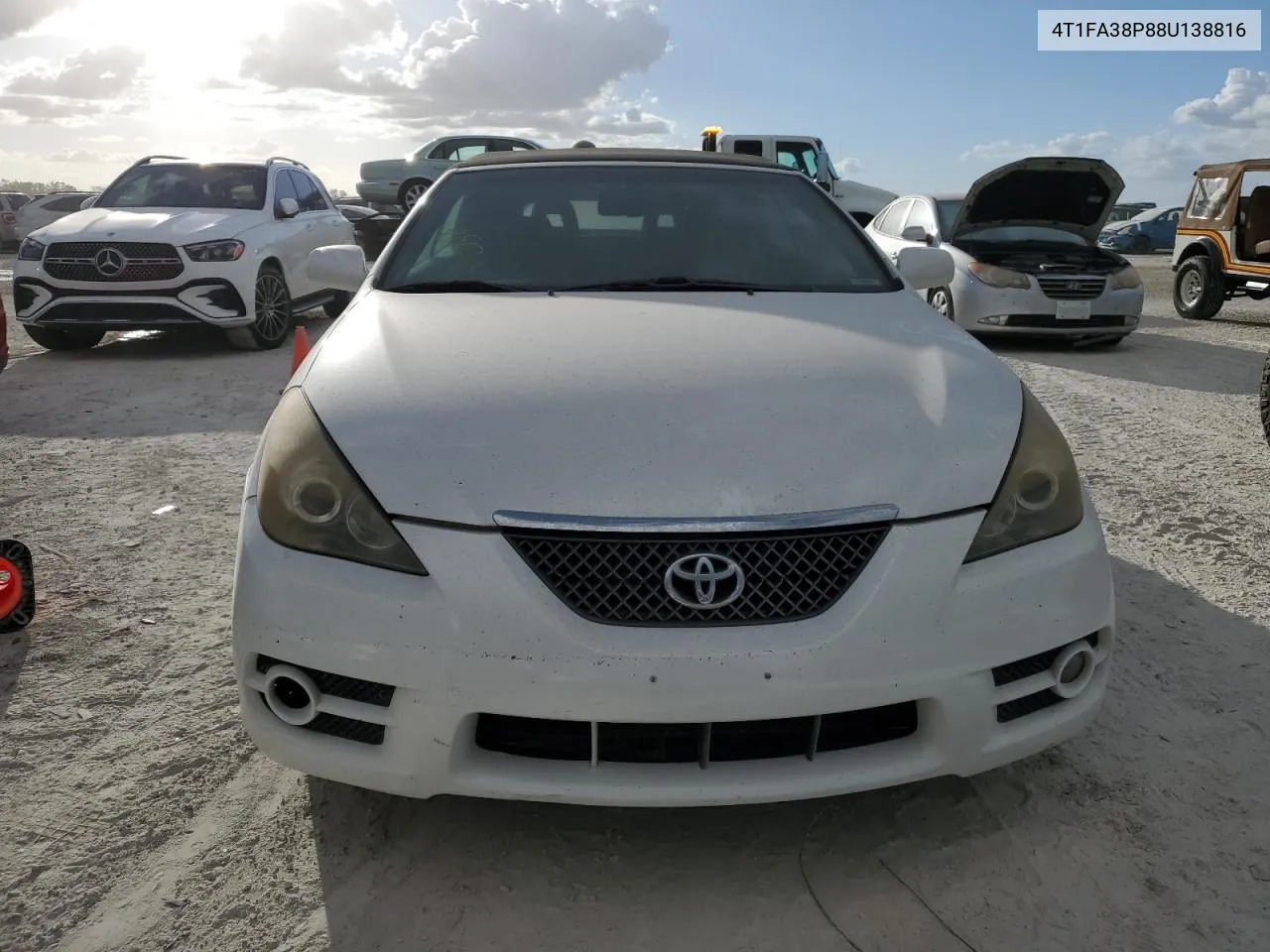 4T1FA38P88U138816 2008 Toyota Camry Solara Se