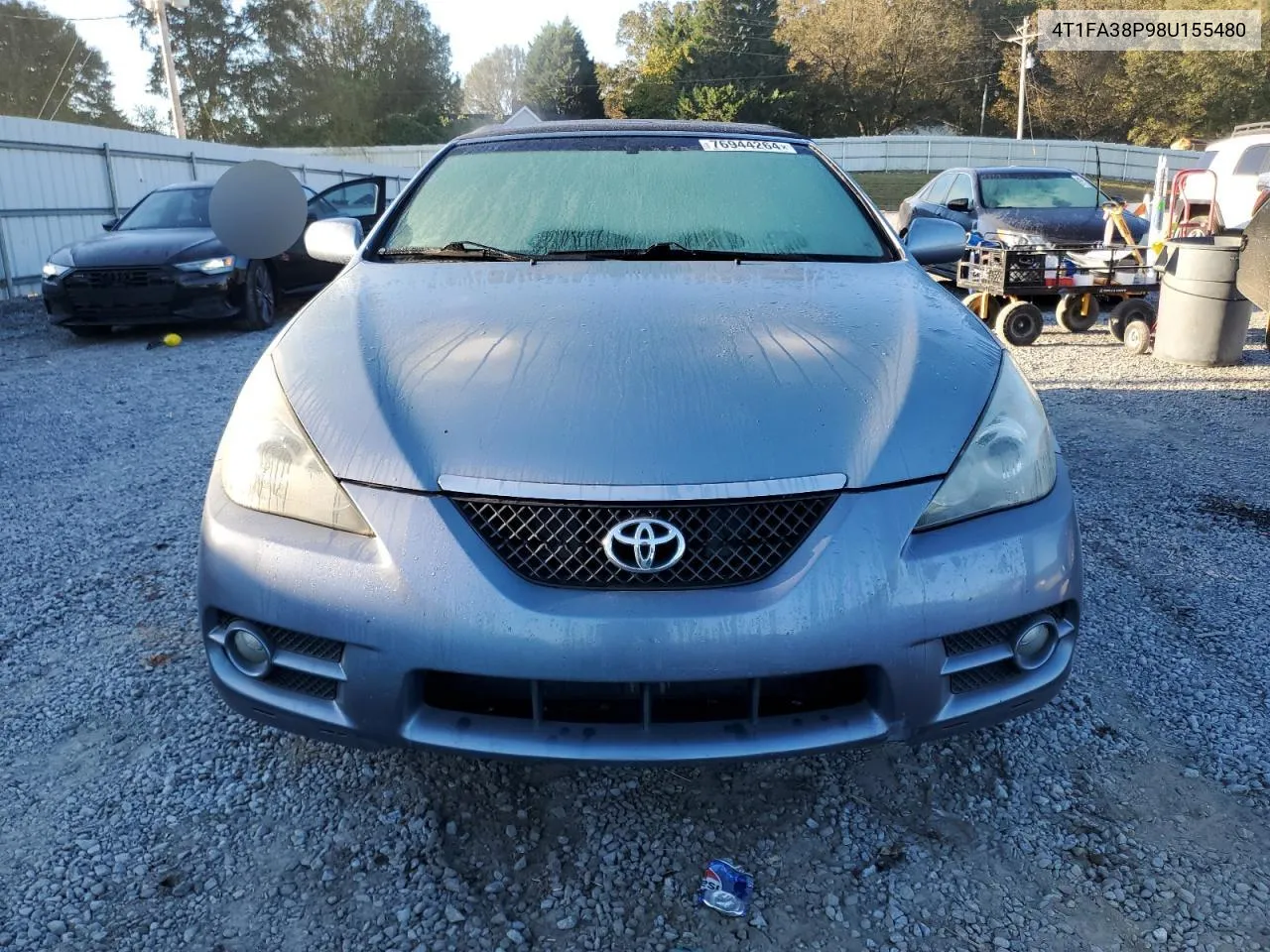 2008 Toyota Camry Solara Se VIN: 4T1FA38P98U155480 Lot: 76944264