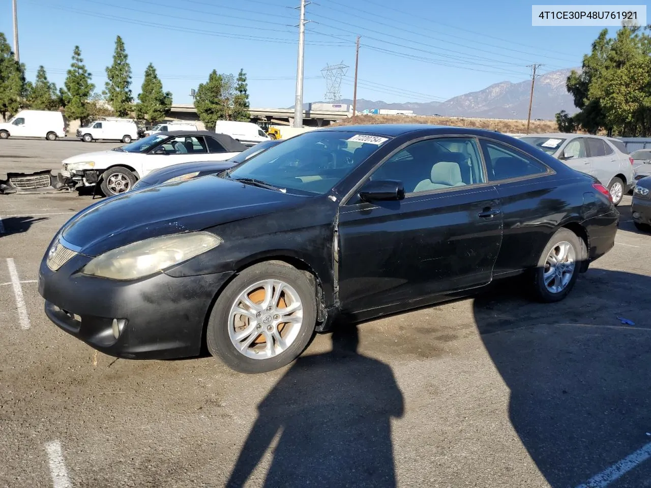 2008 Toyota Camry Solara Se VIN: 4T1CE30P48U761921 Lot: 77220754