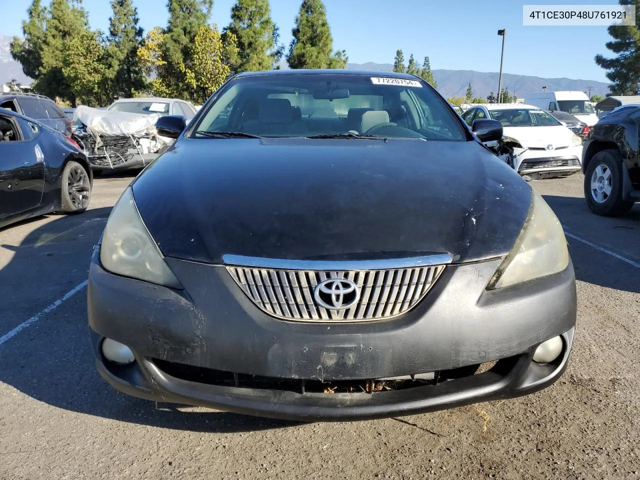 2008 Toyota Camry Solara Se VIN: 4T1CE30P48U761921 Lot: 77220754