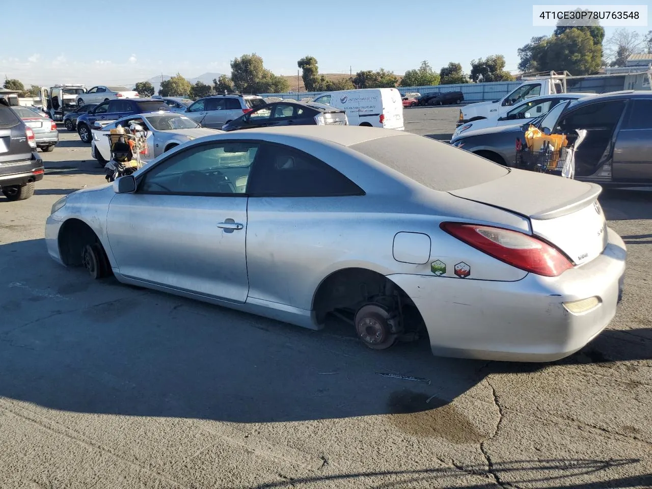 2008 Toyota Camry Solara Se VIN: 4T1CE30P78U763548 Lot: 78032874