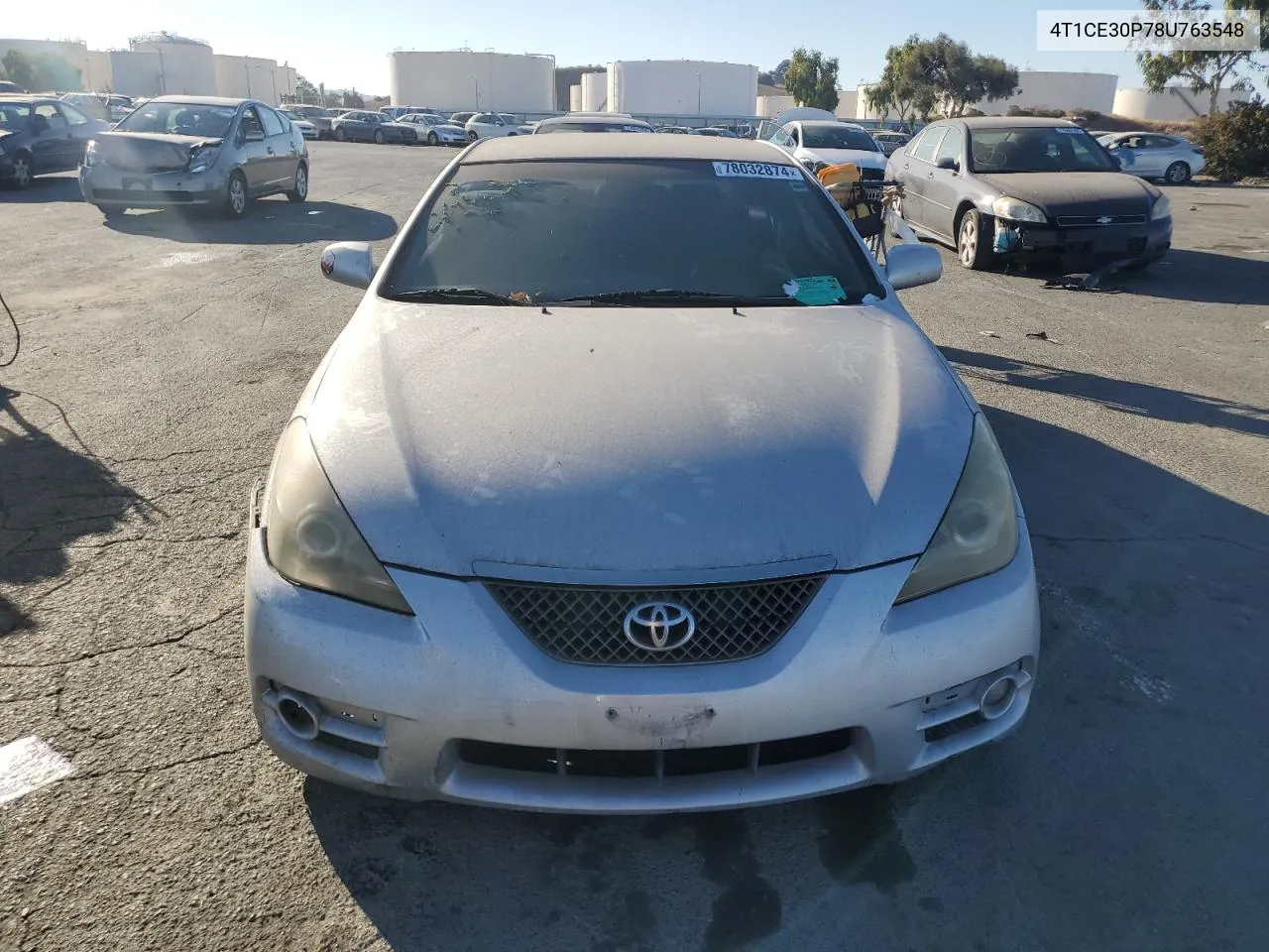 2008 Toyota Camry Solara Se VIN: 4T1CE30P78U763548 Lot: 78032874