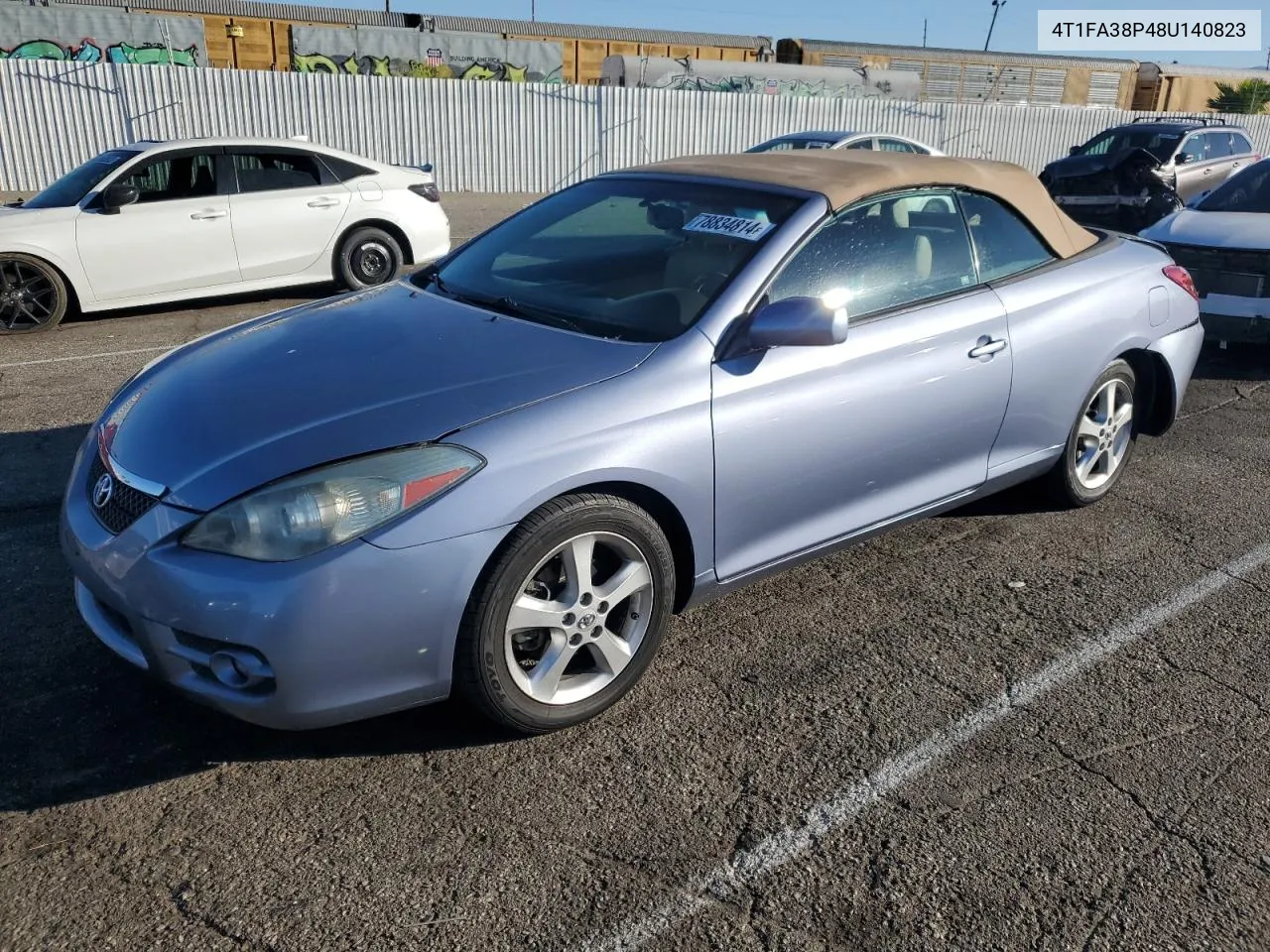 2008 Toyota Camry Solara Se VIN: 4T1FA38P48U140823 Lot: 78834814