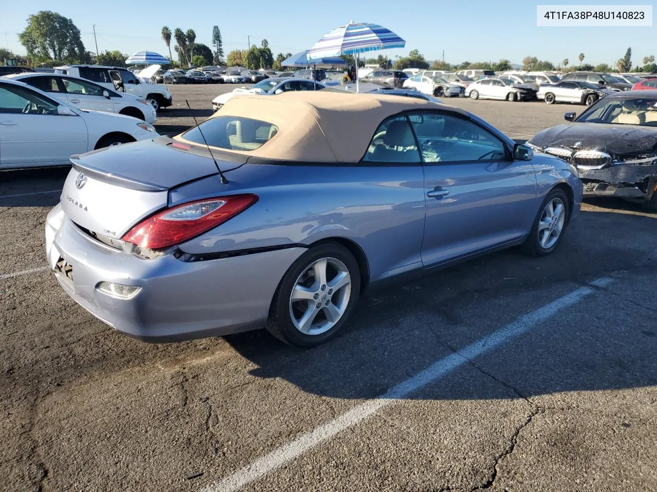 2008 Toyota Camry Solara Se VIN: 4T1FA38P48U140823 Lot: 78834814