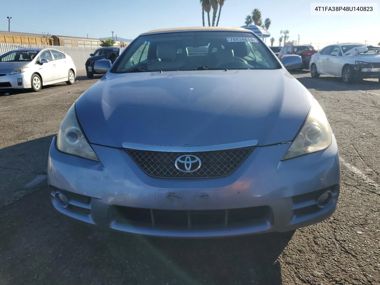 2008 Toyota Camry Solara Se VIN: 4T1FA38P48U140823 Lot: 78834814