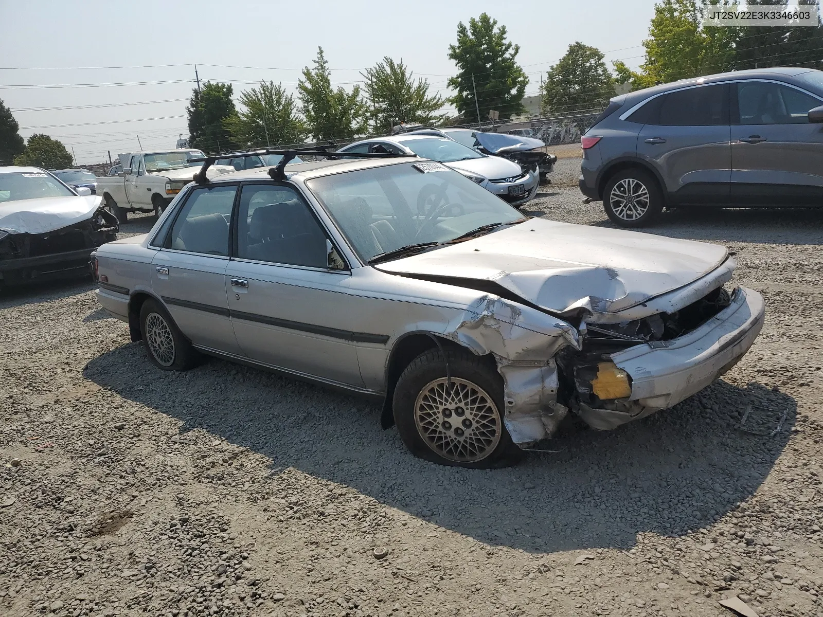 1989 Toyota Camry Le VIN: JT2SV22E3K3346603 Lot: 62570044