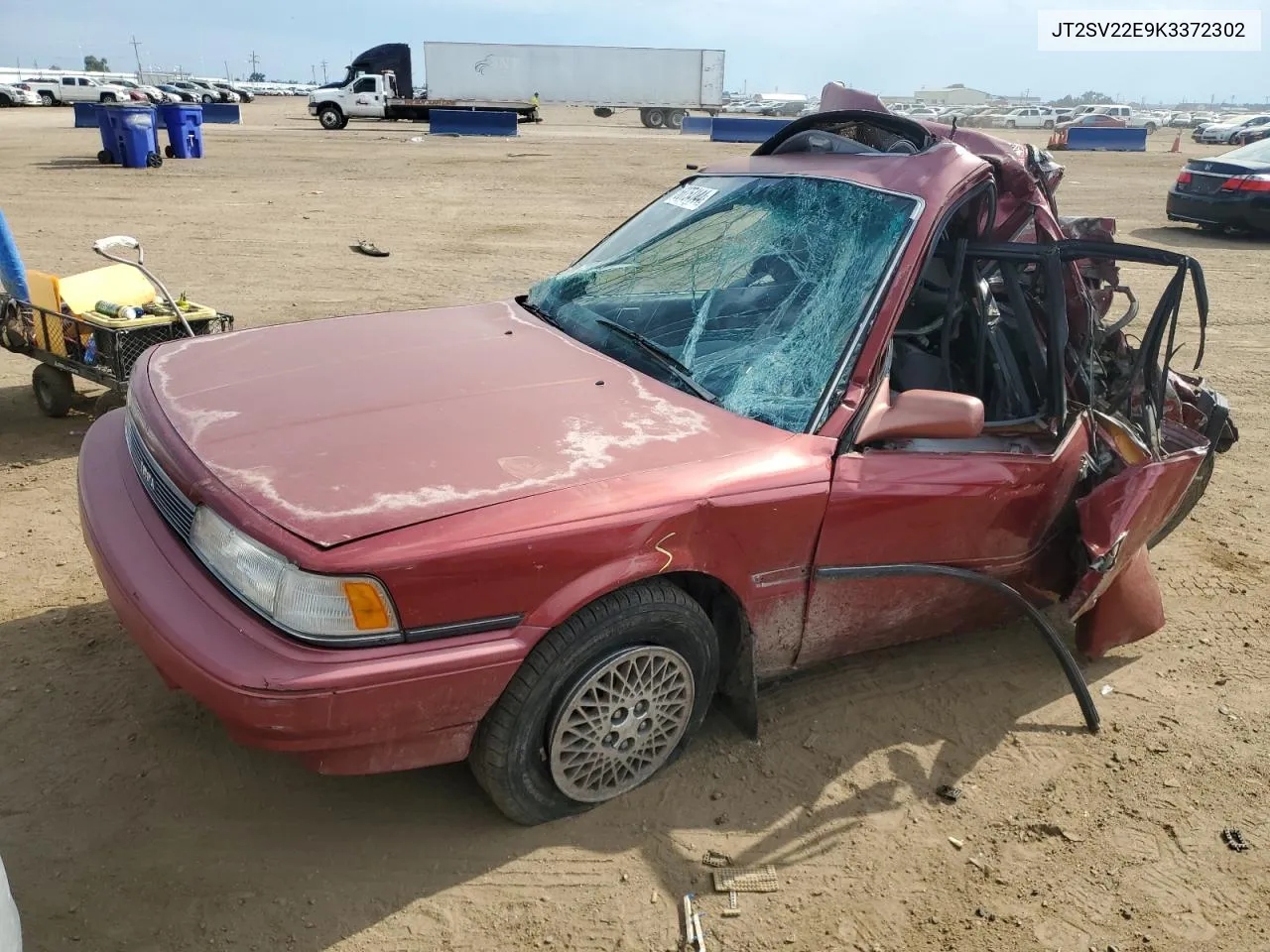 1989 Toyota Camry Le VIN: JT2SV22E9K3372302 Lot: 68754144