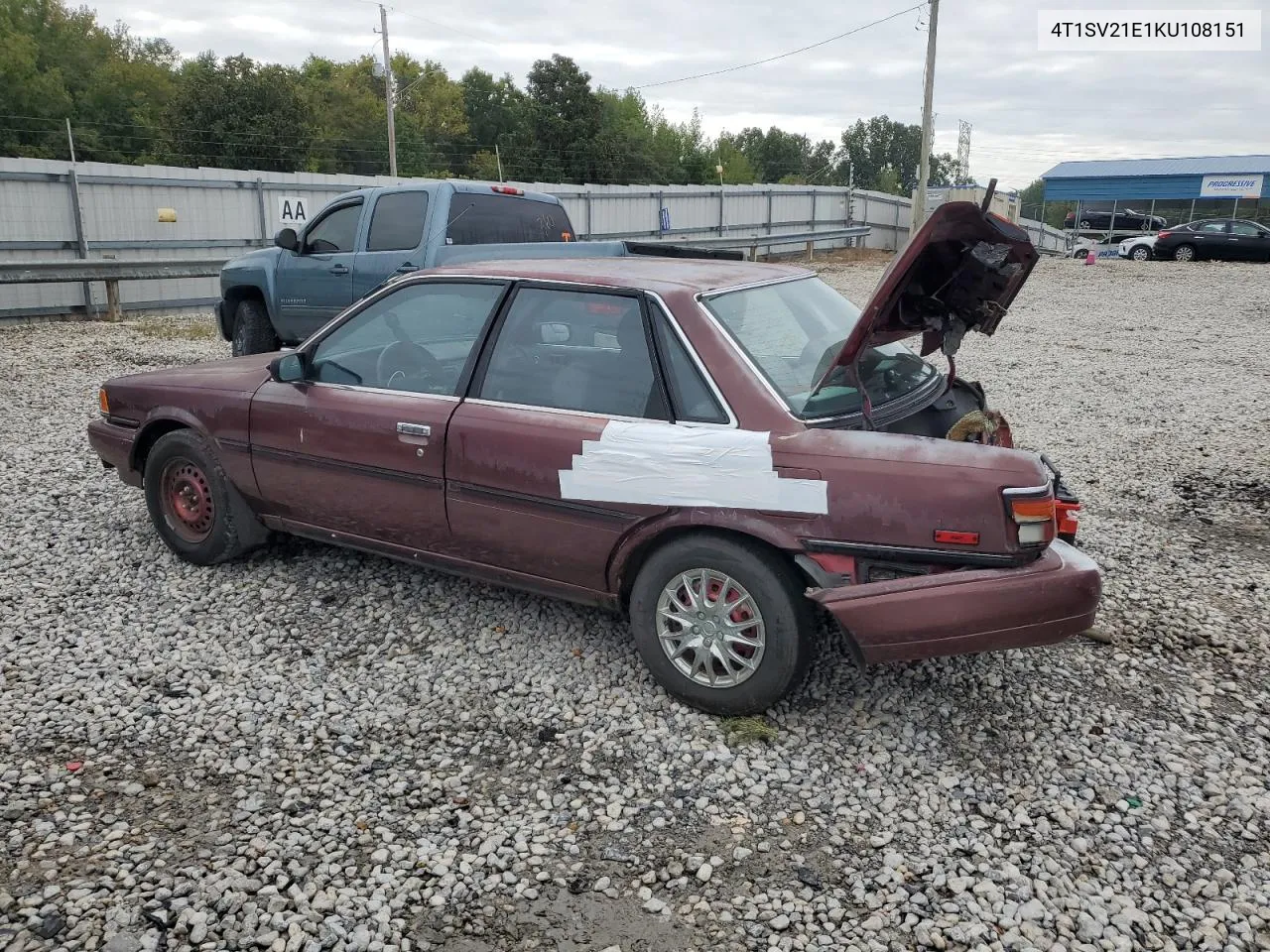 1989 Toyota Camry Dlx VIN: 4T1SV21E1KU108151 Lot: 73657634