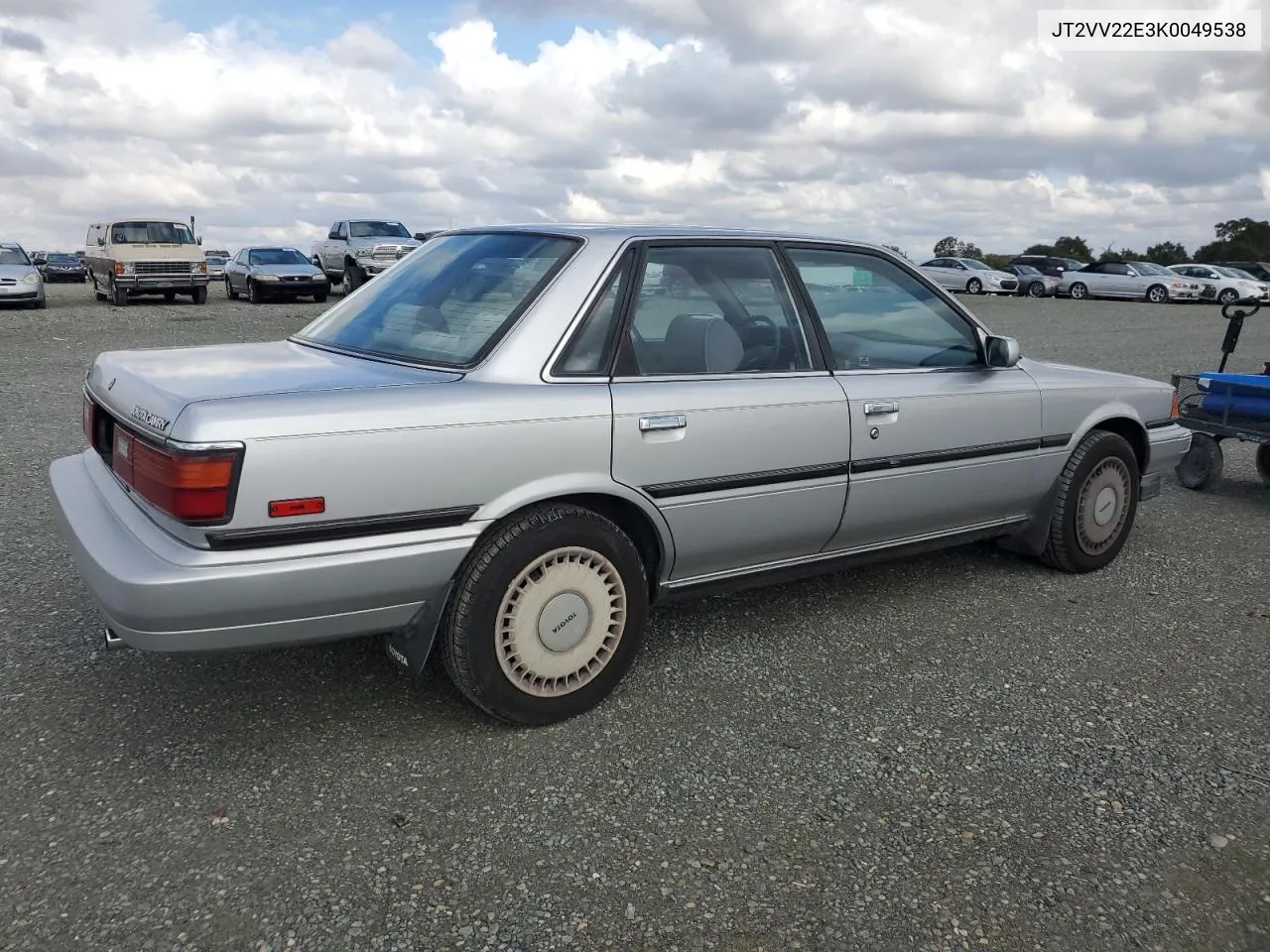 1989 Toyota Camry Le VIN: JT2VV22E3K0049538 Lot: 78870034