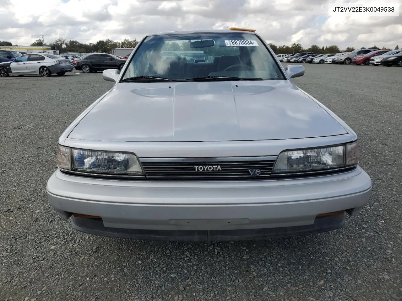 JT2VV22E3K0049538 1989 Toyota Camry Le