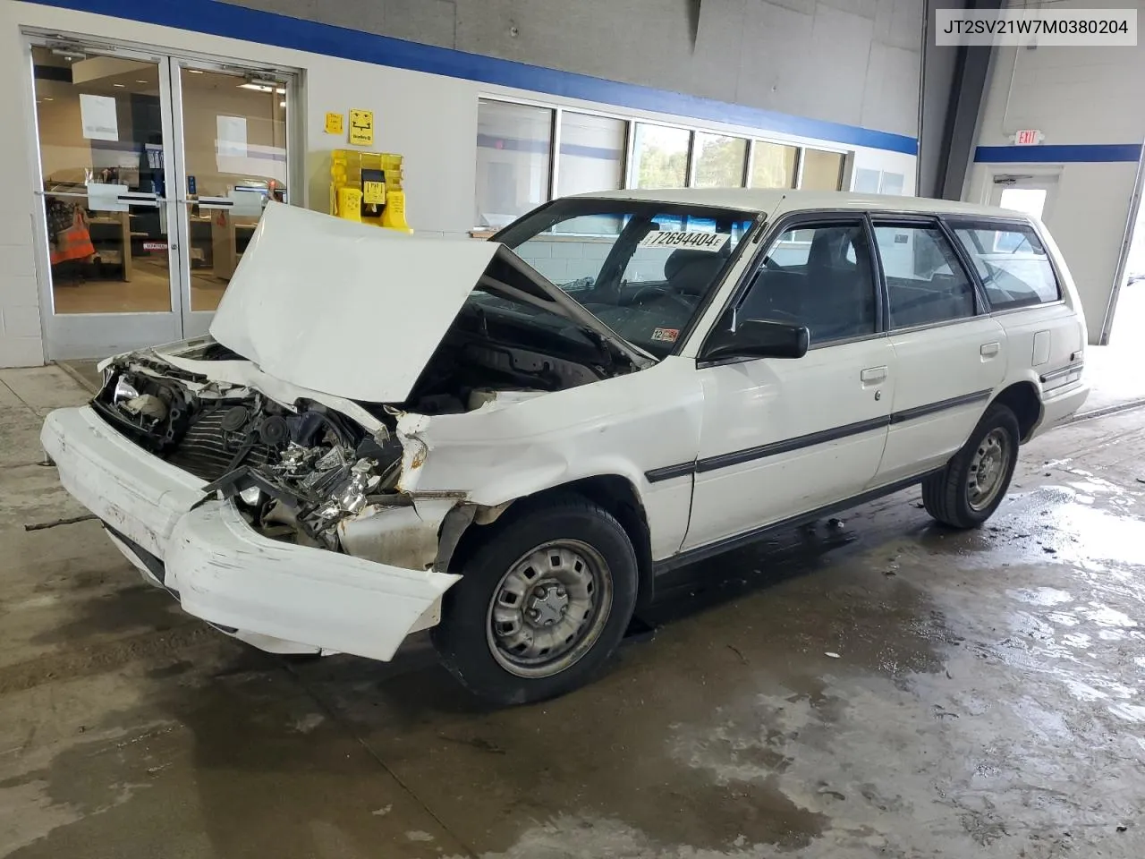 1991 Toyota Camry Dlx VIN: JT2SV21W7M0380204 Lot: 72694404