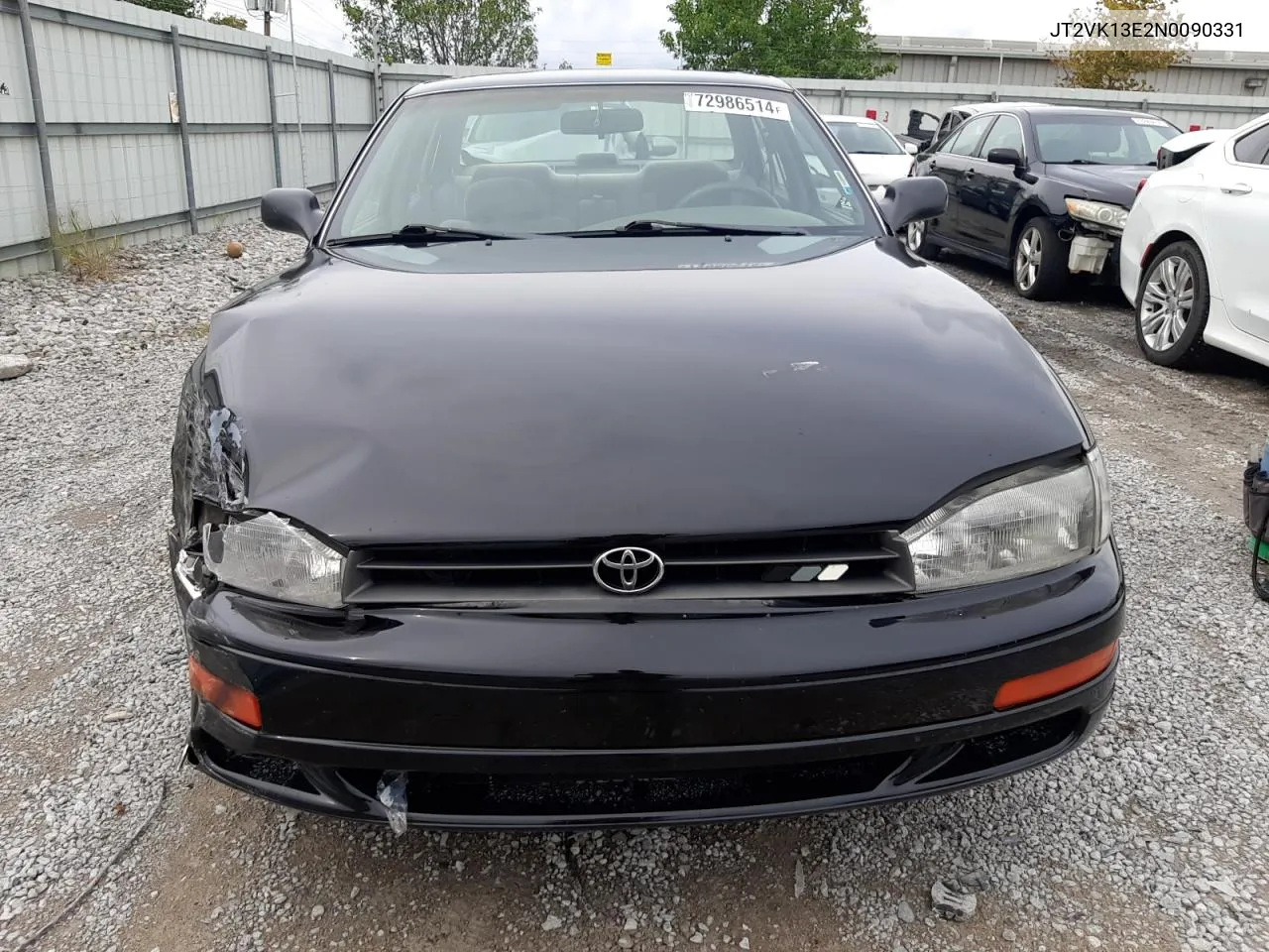 1992 Toyota Camry Xle VIN: JT2VK13E2N0090331 Lot: 72986514