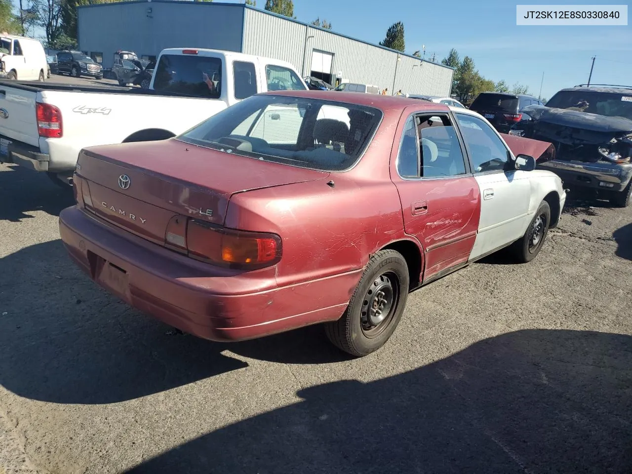 1995 Toyota Camry Le VIN: JT2SK12E8S0330840 Lot: 73051034