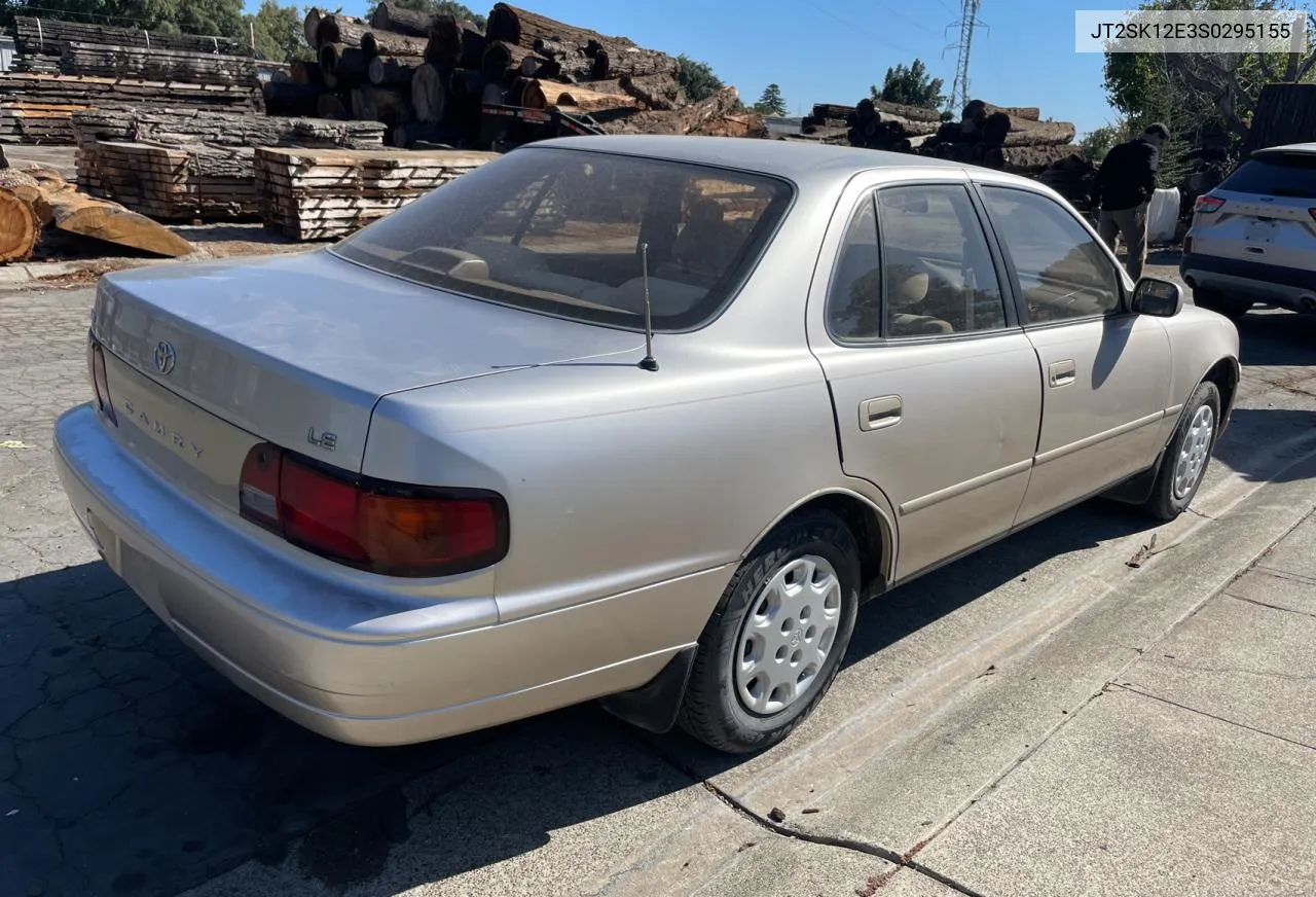 1995 Toyota Camry Le VIN: JT2SK12E3S0295155 Lot: 77474084