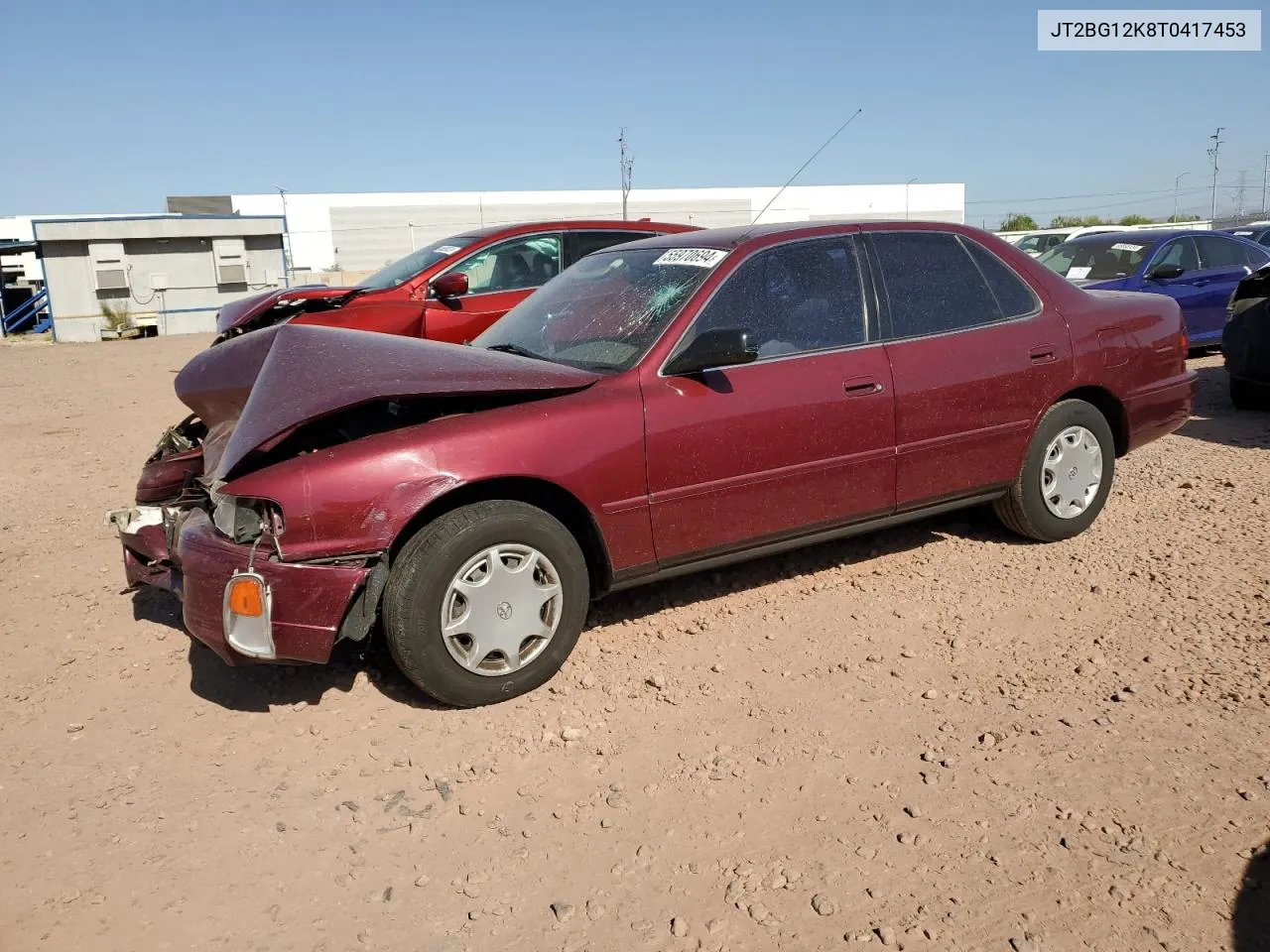 1996 Toyota Camry Dx VIN: JT2BG12K8T0417453 Lot: 55970694