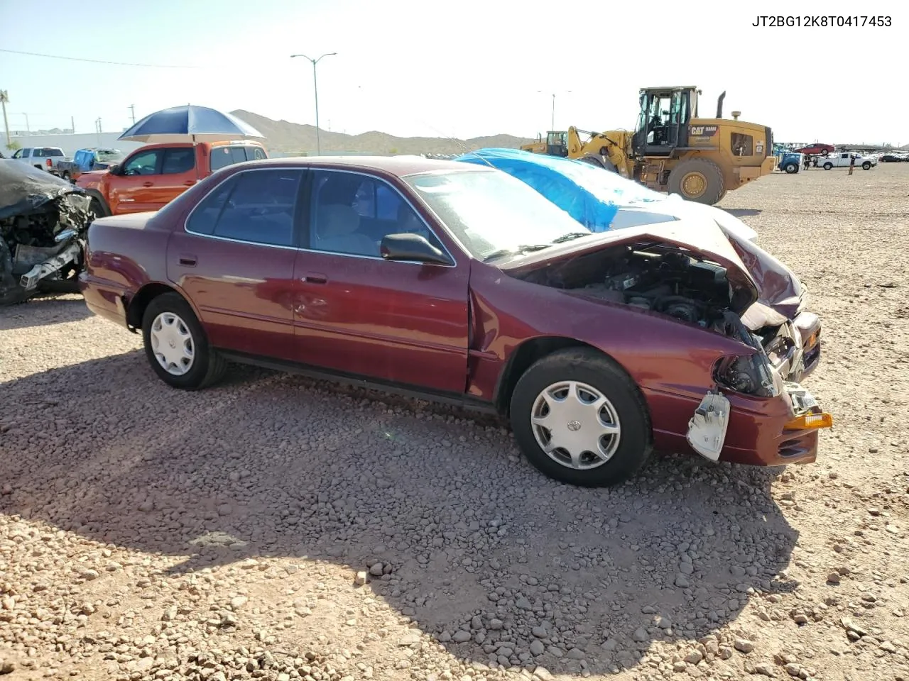 1996 Toyota Camry Dx VIN: JT2BG12K8T0417453 Lot: 55970694