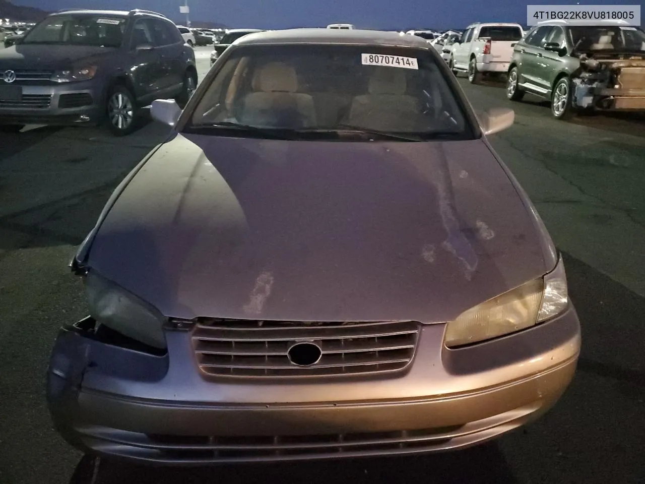 1997 Toyota Camry Ce VIN: 4T1BG22K8VU818005 Lot: 80707414