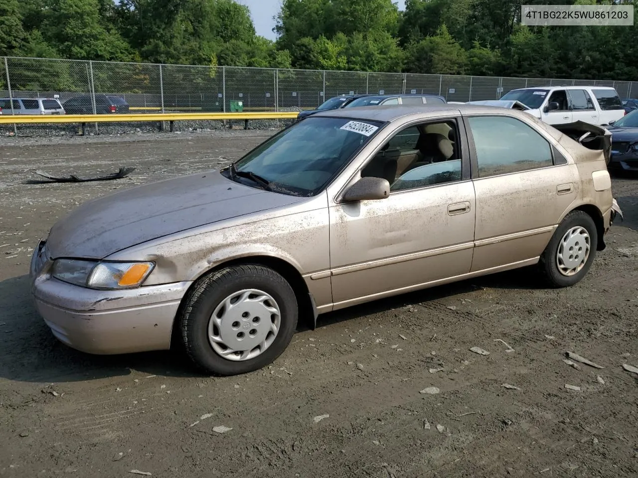 1998 Toyota Camry Ce VIN: 4T1BG22K5WU861203 Lot: 64520884