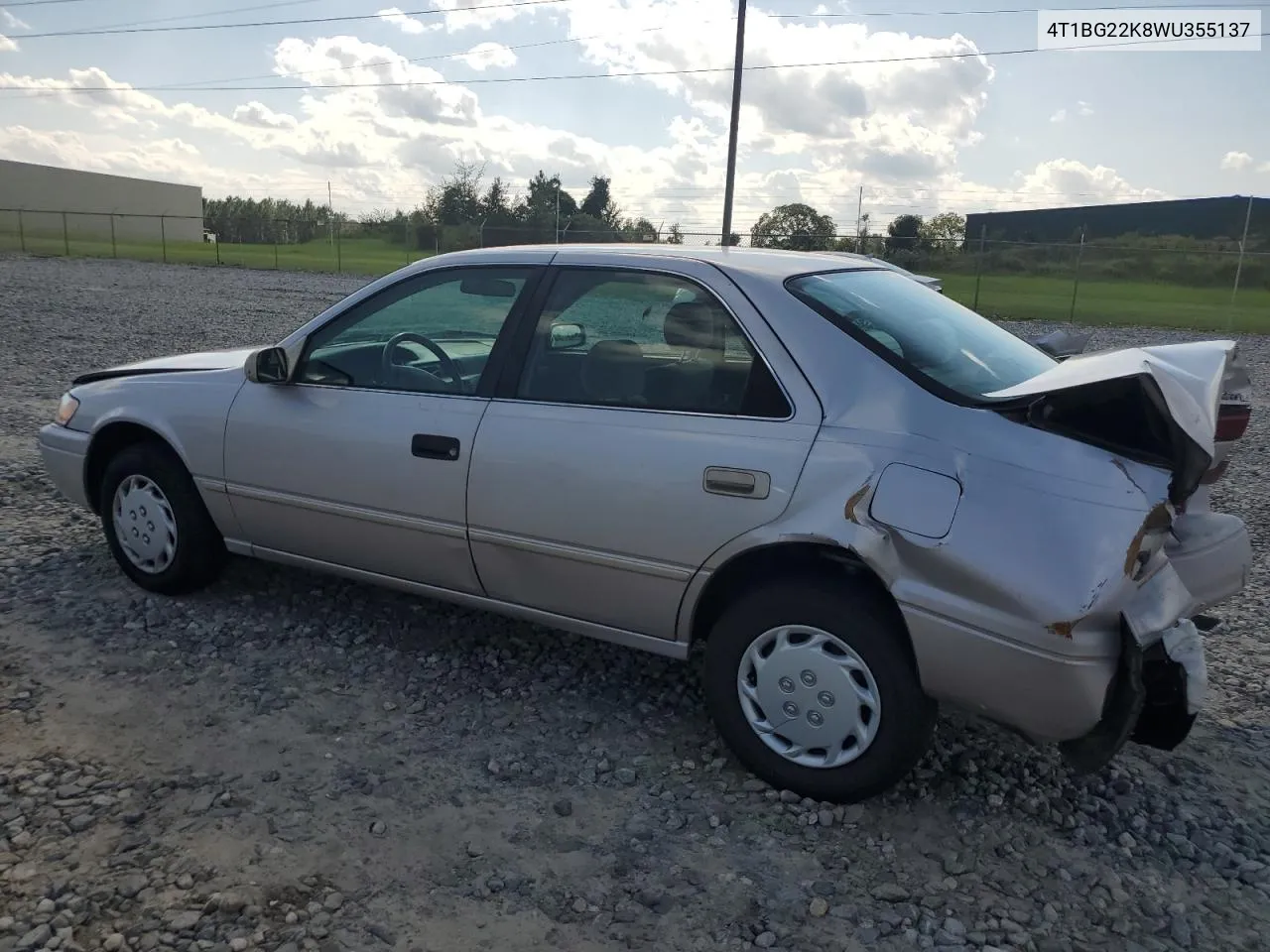 1998 Toyota Camry Ce VIN: 4T1BG22K8WU355137 Lot: 71622454