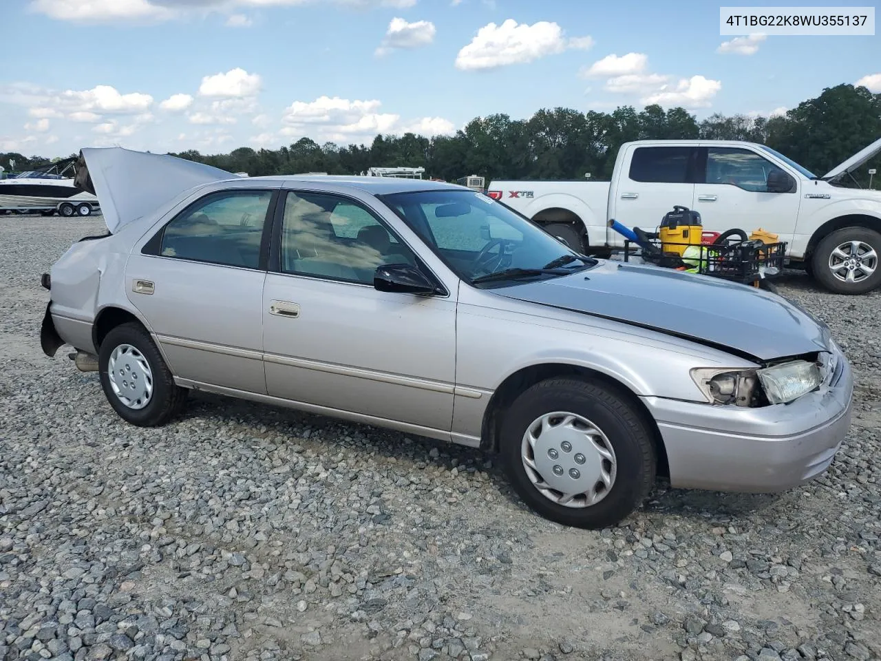 1998 Toyota Camry Ce VIN: 4T1BG22K8WU355137 Lot: 71622454