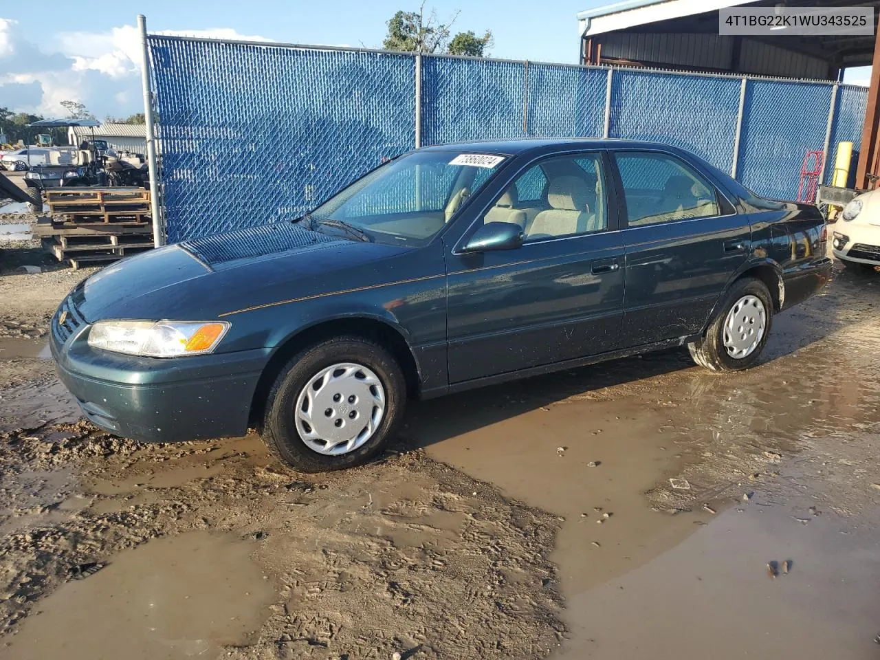 4T1BG22K1WU343525 1998 Toyota Camry Ce