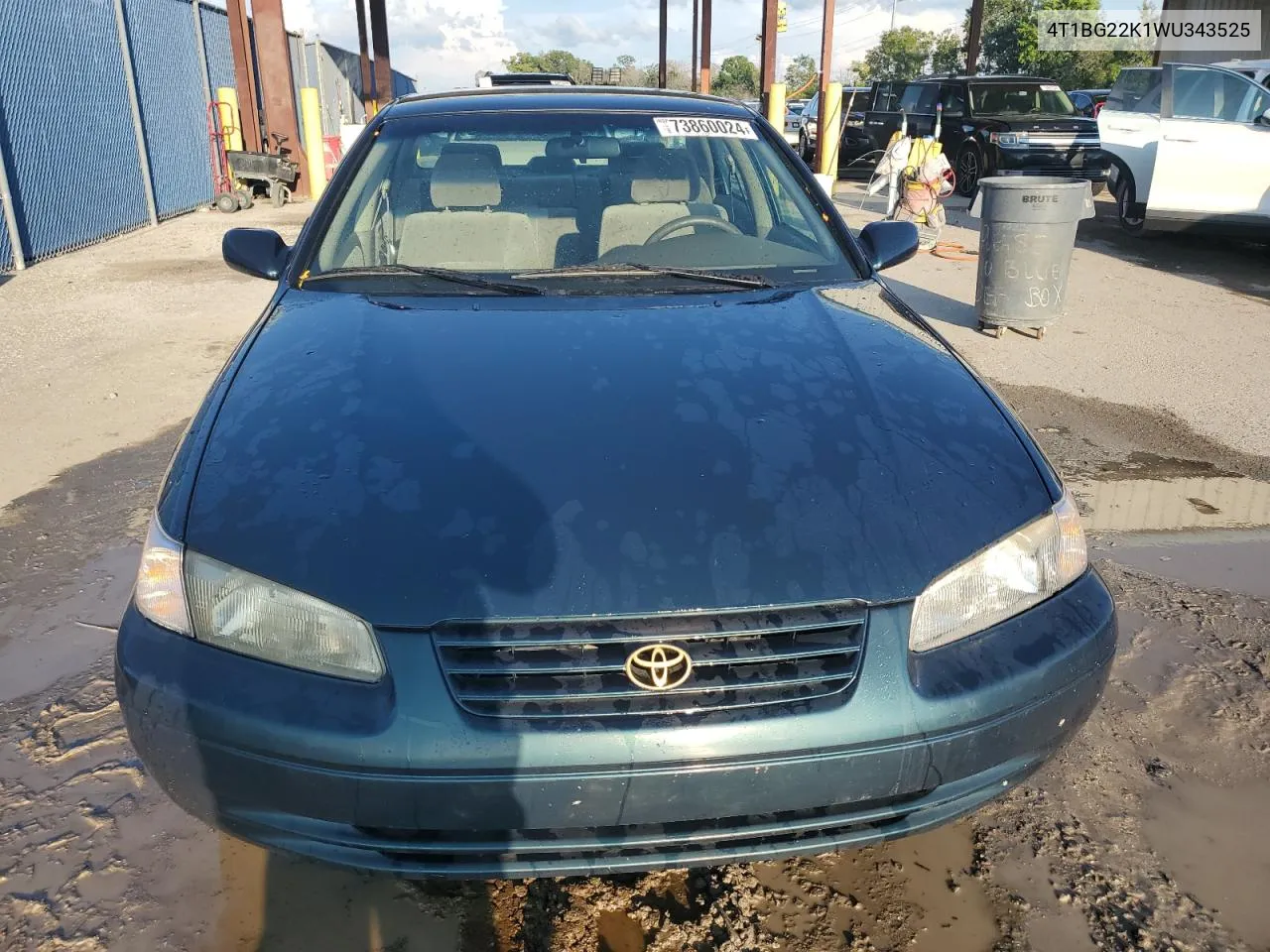 1998 Toyota Camry Ce VIN: 4T1BG22K1WU343525 Lot: 73860024