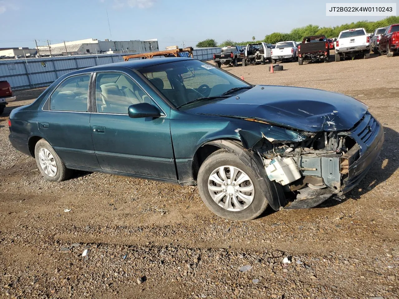 1998 Toyota Camry Ce VIN: JT2BG22K4W0110243 Lot: 74938294