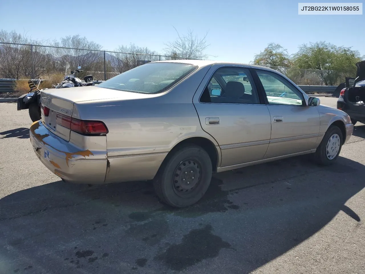 1998 Toyota Camry Ce VIN: JT2BG22K1W0158055 Lot: 76100224