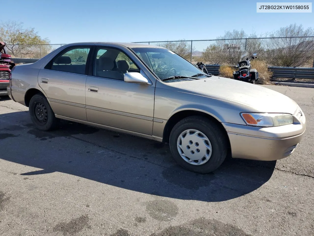 1998 Toyota Camry Ce VIN: JT2BG22K1W0158055 Lot: 76100224