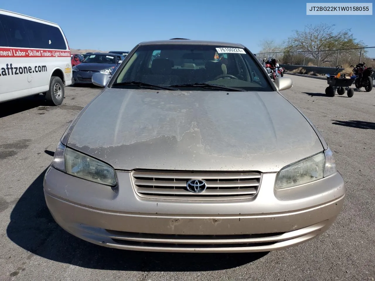 1998 Toyota Camry Ce VIN: JT2BG22K1W0158055 Lot: 76100224