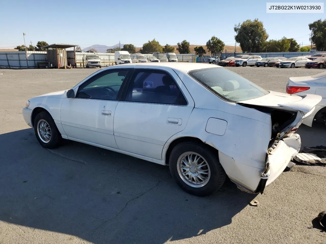 1998 Toyota Camry Ce VIN: JT2BG22K1W0213930 Lot: 77886824