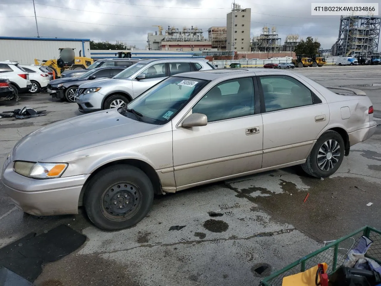 1998 Toyota Camry Ce VIN: 4T1BG22K4WU334866 Lot: 79485884