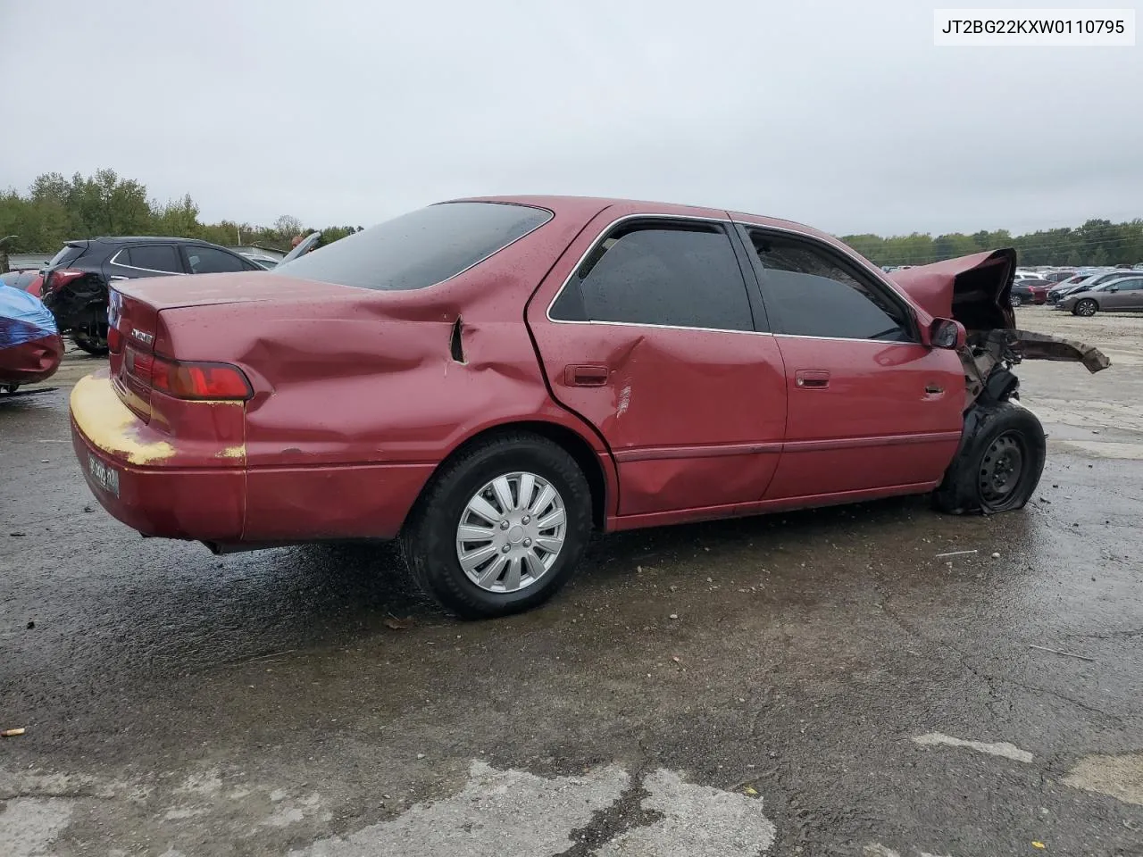 1998 Toyota Camry Ce VIN: JT2BG22KXW0110795 Lot: 80057394