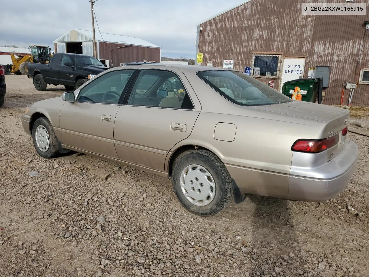 1998 Toyota Camry Ce VIN: JT2BG22KXW0166915 Lot: 80578924